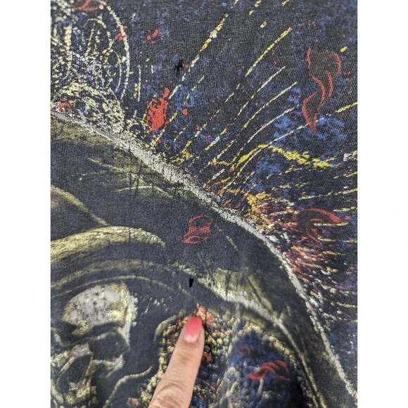 Miami Ink T Shirt XXL‎ Reaper Black Scythe Tattoo Art Cotton Soft - Picture 3 of 10